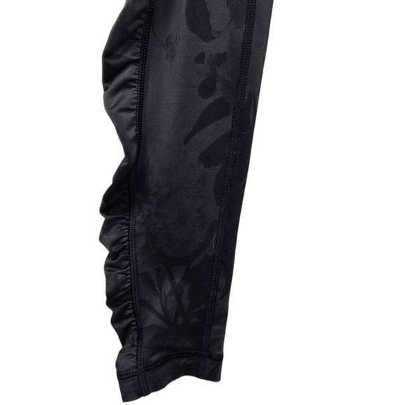 Lululemon Athletica Swift Speed High Rise Leggings In Grey Floral Size 4 - Picture 3 of 6